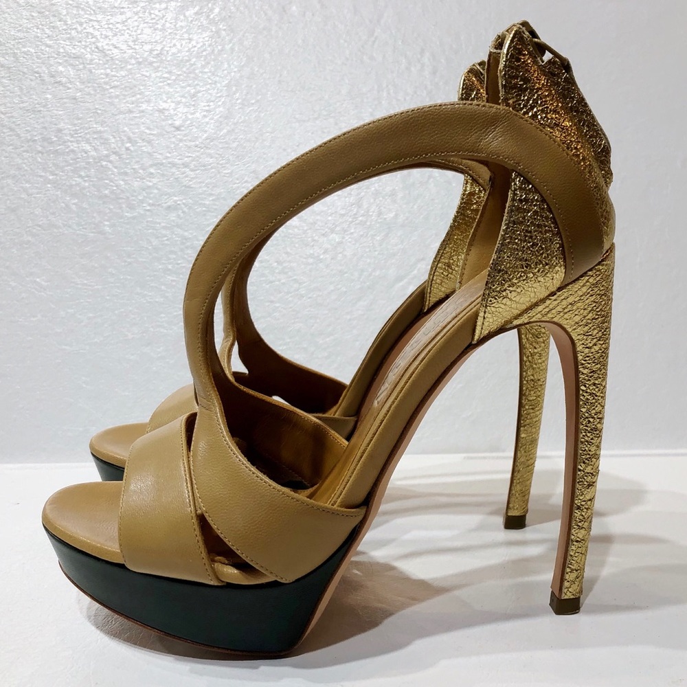SOLD Alexander McQueen platform sandals 35.5 - Picture 2 of 5